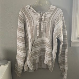 Baja hoodie/ drug rug